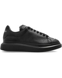 McQueen - Leather Sports Shoes With Logo - Lyst