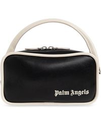 Palm Angels - Leather Bag With Logo - Lyst