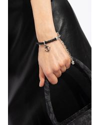Versace - Bracelet With Logo, - Lyst