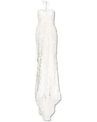 ROTATE BIRGER CHRISTENSEN - Long Dress With Bare Shoulders, - Lyst