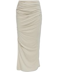 Entire studios - Long Skirt With Draping - Lyst