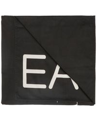 EA7 Logo Towel - Black