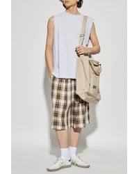 Acne Studios - Plaid Pattern Shorts, - Lyst