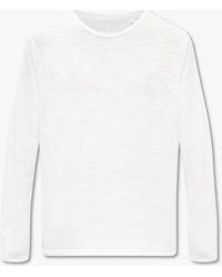 Rag & Bone - Classic Flame Long Sleeve Slub Cotton Jersey T-shirt - Lyst
