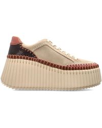 Chloé - Sport Shoes "Nama" With Wedge Heel - Lyst