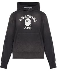 A Bathing Ape - Sweatshirt With Logo - Lyst