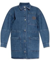 Munthe - Denim Jacket "Prickly" - Lyst