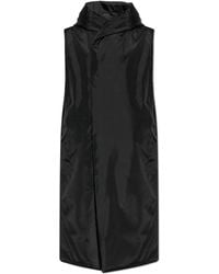Rick Owens - Rick Owens Long Hooded Vest - Lyst