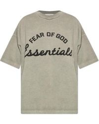 Fear Of God - T-Shirt With Printed Logo - Lyst