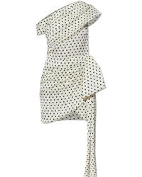 Self-Portrait - Dress With Polka Dot Pattern - Lyst