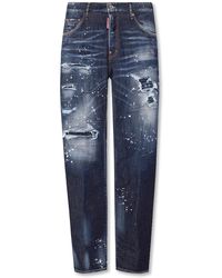 DSquared² 'cool Guy' Stonewashed Jeans - Blue