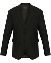 DSquared² - Blazer With Wool Finish - Lyst