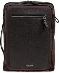 Giorgio Armani - Backpack With Logo - Lyst