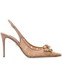 Dolce & Gabbana - Lace High-Heeled Shoes - Lyst