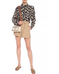 Moncler Shorts With Vents - Natural