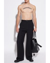Courreges - Top With Logo - Lyst