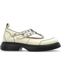 Ganni - Loafers Shoes Made Of Eco Leather - Lyst