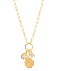 Kate Spade - Necklace With Charms - Lyst