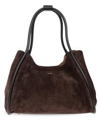 Max Mara - Suede Tote Bag 'Marine' - Lyst