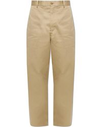 Acne Studios - Straight-Leg Cotton Trousers - Lyst