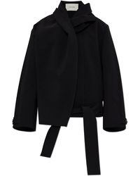 Entire studios - Jacket With Belt - Lyst