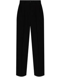 Balenciaga - Loose-Fit Crease Trousers - Lyst