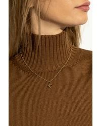 COACH - Brass Necklace - Lyst