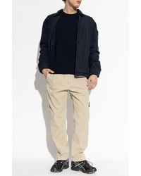 Stone Island - Light Jacket With Collar - Lyst