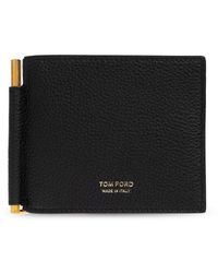 Tom Ford - Foldable Leather Wallet - Lyst