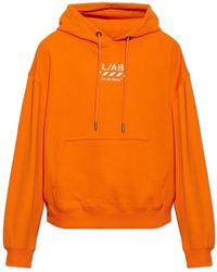 LAB C.O. OFF WHITE - Hoodie With A Hood - Lyst