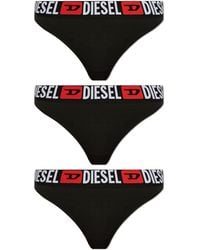DIESEL - Three-Pack Of Thongs 'Ufst-Stars-Threepack' - Lyst