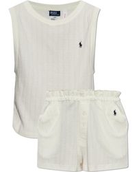 Polo Ralph Lauren - Two-Piece Pyjamas With Logo - Lyst