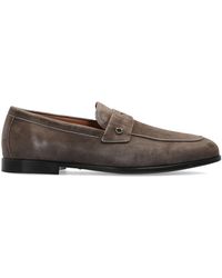 Ferragamo - "Tiberio" Suede Loafers - Lyst