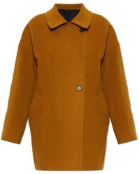 Paul Smith - Wool Double-Breasted Coat - Lyst