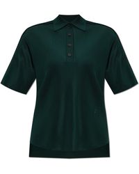 Ferragamo - Polo With Embroidered Logo - Lyst