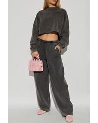 Alexander Wang - Sweatshirt With Embroidered Logo - Lyst
