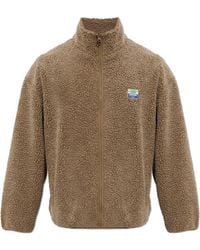 American Vintage - Fleece Sweatshirt With A Stand-Up Collar - Lyst