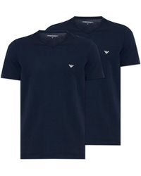 Emporio Armani - 2-Pack Of Underwear T-Shirts - Lyst