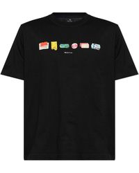 Paul Smith - T-Shirt With Colourful Print - Lyst