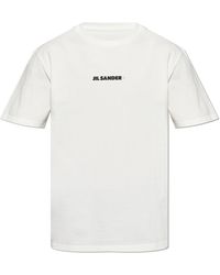 Jil Sander - T-Shirt With Logo - Lyst