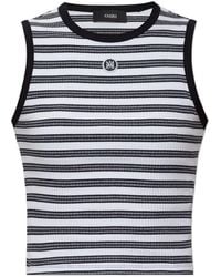 Amiri - Top With Striped Pattern - Lyst