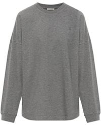 By Malene Birger - 'Carala' Sweatshirt With Embroidered Logo - Lyst