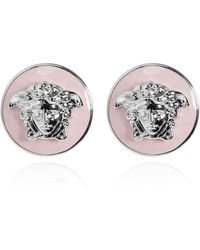 Versace - Brass Earrings With Medusa Head - Lyst