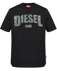 DIESEL - T-Shirt T-Adjust-R25 - Lyst