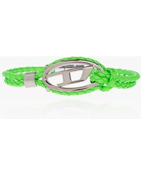DIESEL 'a-rope' Bracelet - Green
