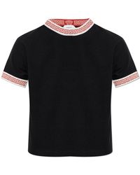 Versace - T-Shirt With Greek Pattern - Lyst