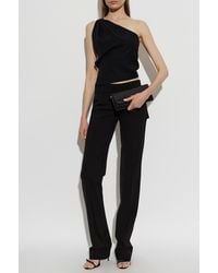 DSquared² - Wool One-Shoulder Top - Lyst