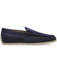 Tod's - Suede Shoes Type 'Loafers' - Lyst