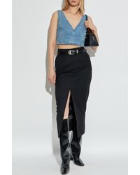 IRO - Denim Top 'Illian' - Lyst