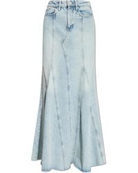 AllSaints - Denim Skirt Alma - Lyst